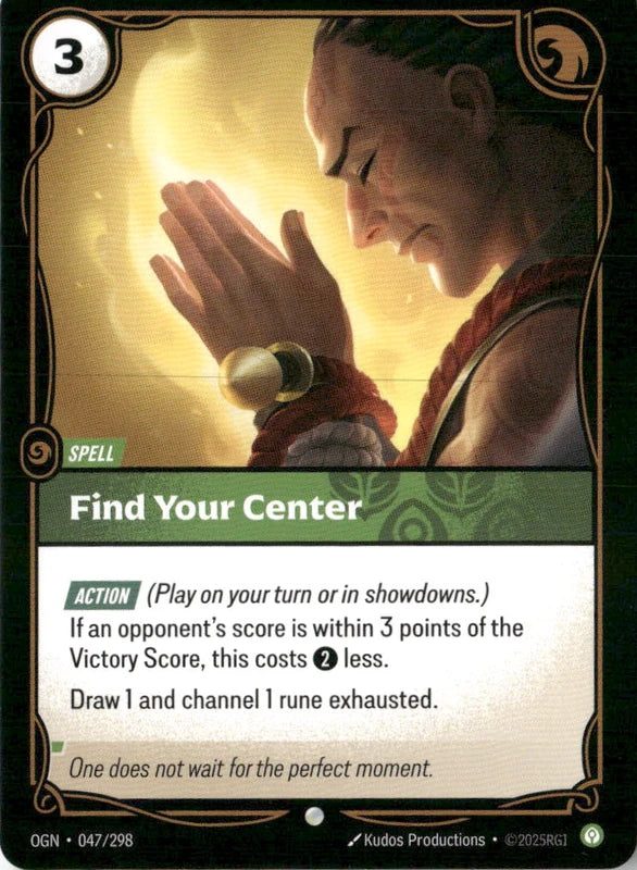 Find Your Center - Origins
