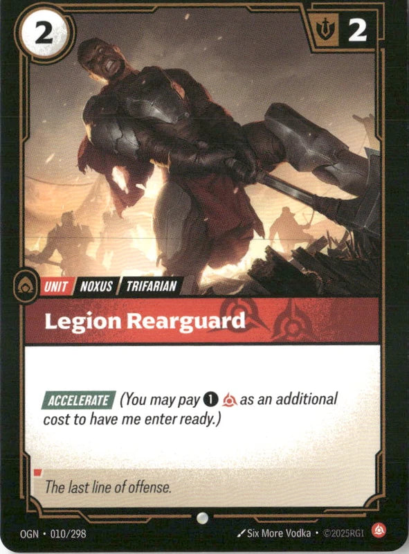 Legion Rearguard - Origins
