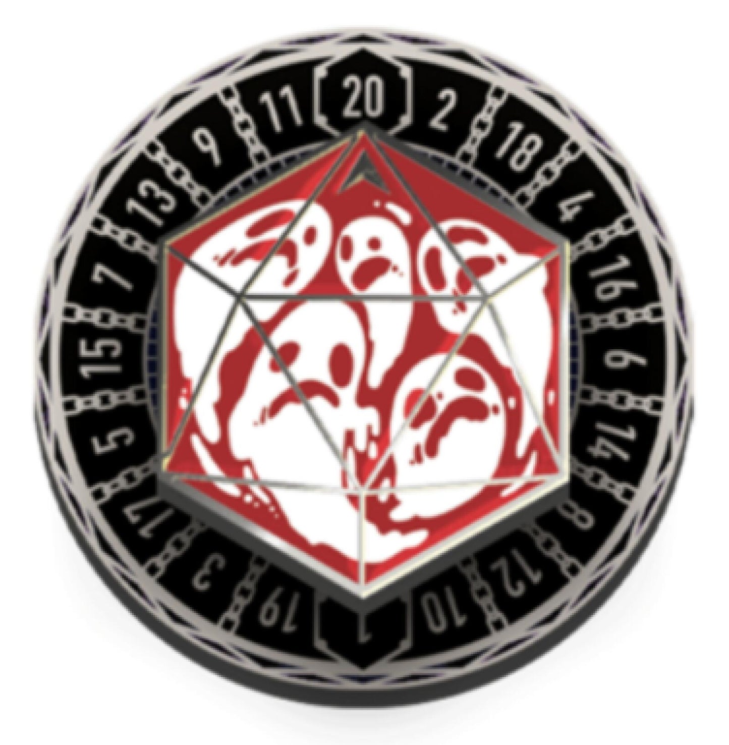 Fablemaker's Deck Of Many Things - Donjon D20 Spinner Pin