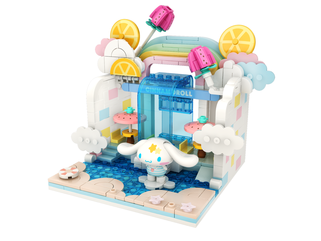 HELLO KITTY - YuMe Blocks Summer Wunderland- Cinnamoroll Wave Pool Cafe