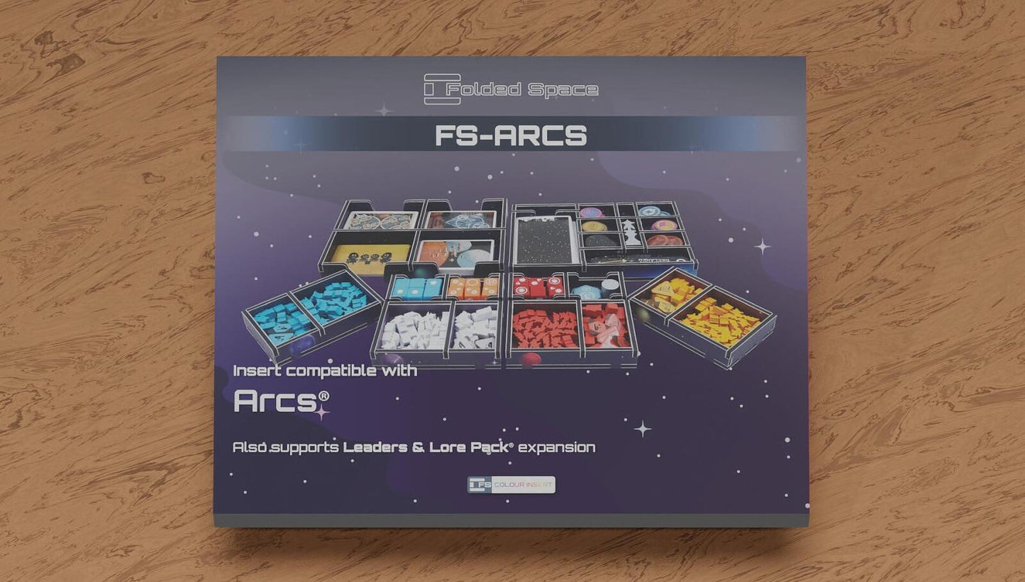 Folded Space Colour Game Inserts - Arcs
