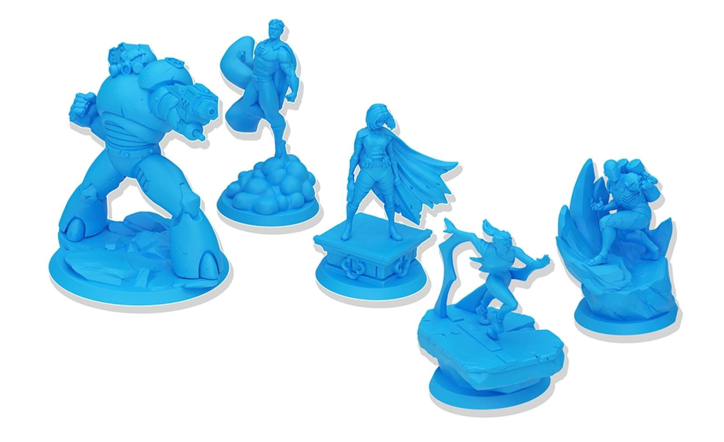 Freedom Five F5 Core Heroes Miniatures Pack