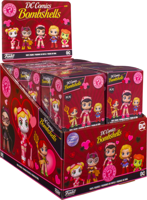 DC Bombshells - Valentines Day US Exclusive Mystery Minis Single Unit