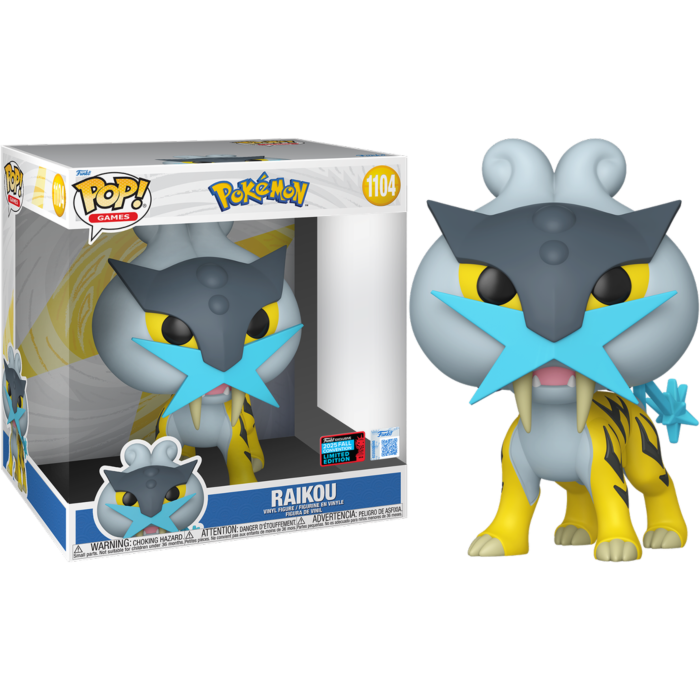 Pokemon - Raikou 10″ Pop! Vinyl 2025 NYCC Exclusive | Ozzie