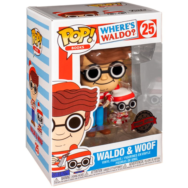 Where's Waldo - Waldo with Dog US Exclusive Pop! Vinyl #25