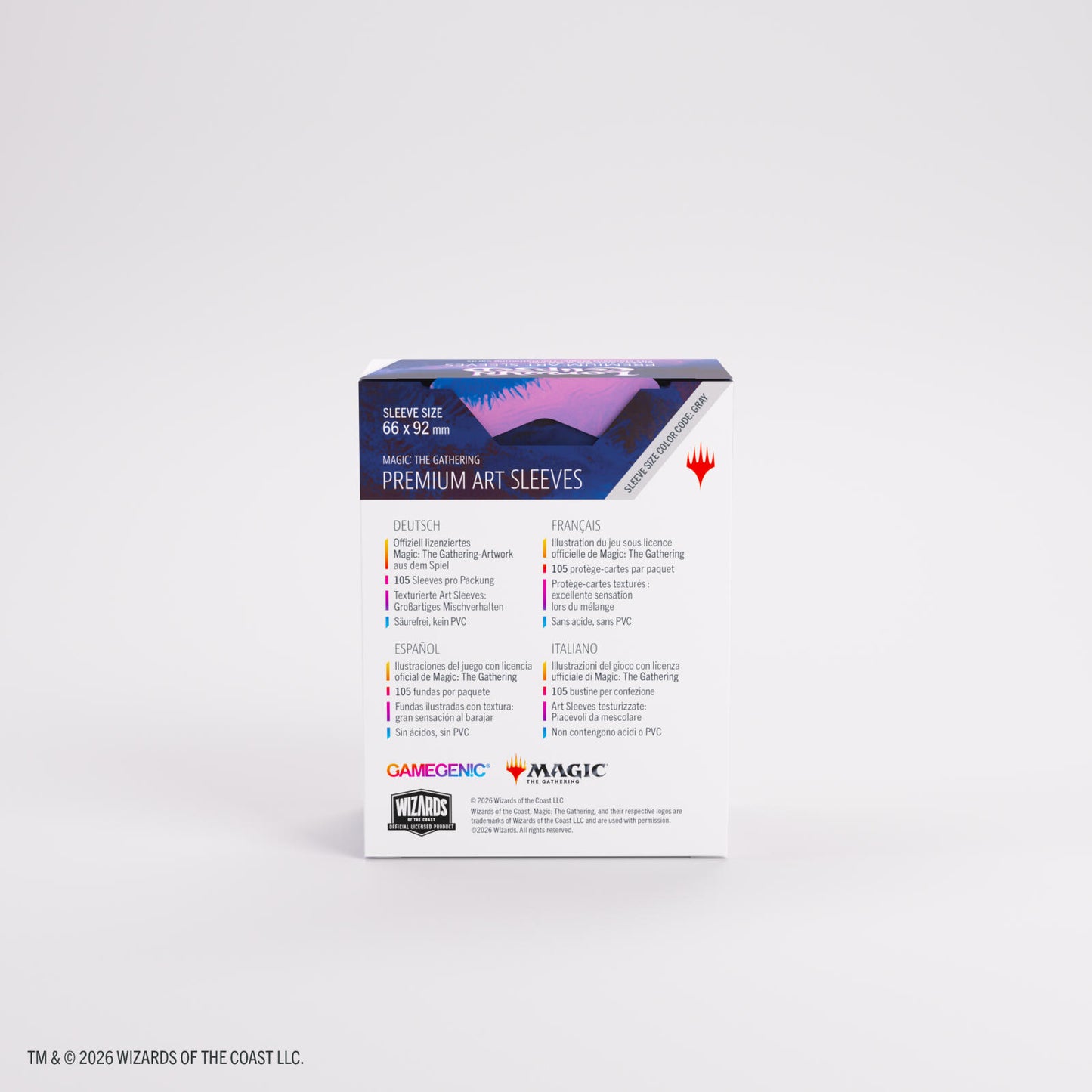 Gamegenic Magic The Gathering Lorwyn Eclipsed Premium Art Sleeves - Celestial Reunion (66mm x 92mm) (105 Sleeves Per Pack)