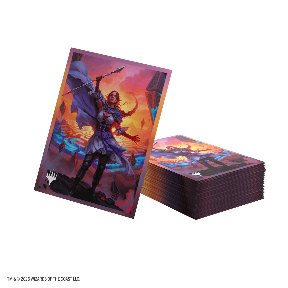Gamegenic Magic The Gathering Reality Fracture Premium Art Sleeves - Nissa, Leyline Tamer (66 x 92 mm) (105 Sleeves Per Pack)