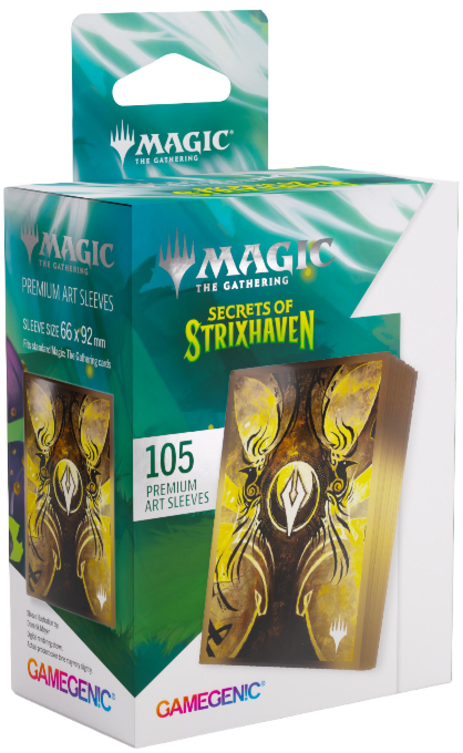 euro size card sleeves Gamegenic: Premium Art Sleeves - Magic The Gathering | Secrets of Strixhaven