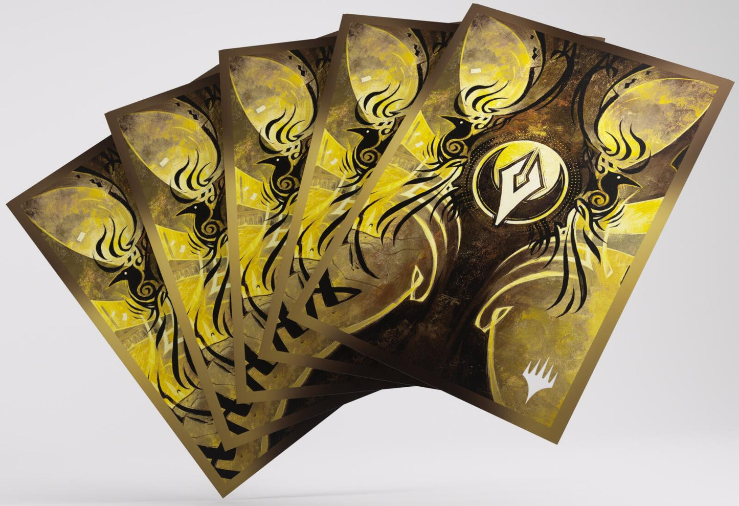 Gamegenic Magic The Gathering Secrets of Strixhaven Premium Art Sleeves - Silverquill (66 x 92 mm) (105 Sleeves Per Pack)