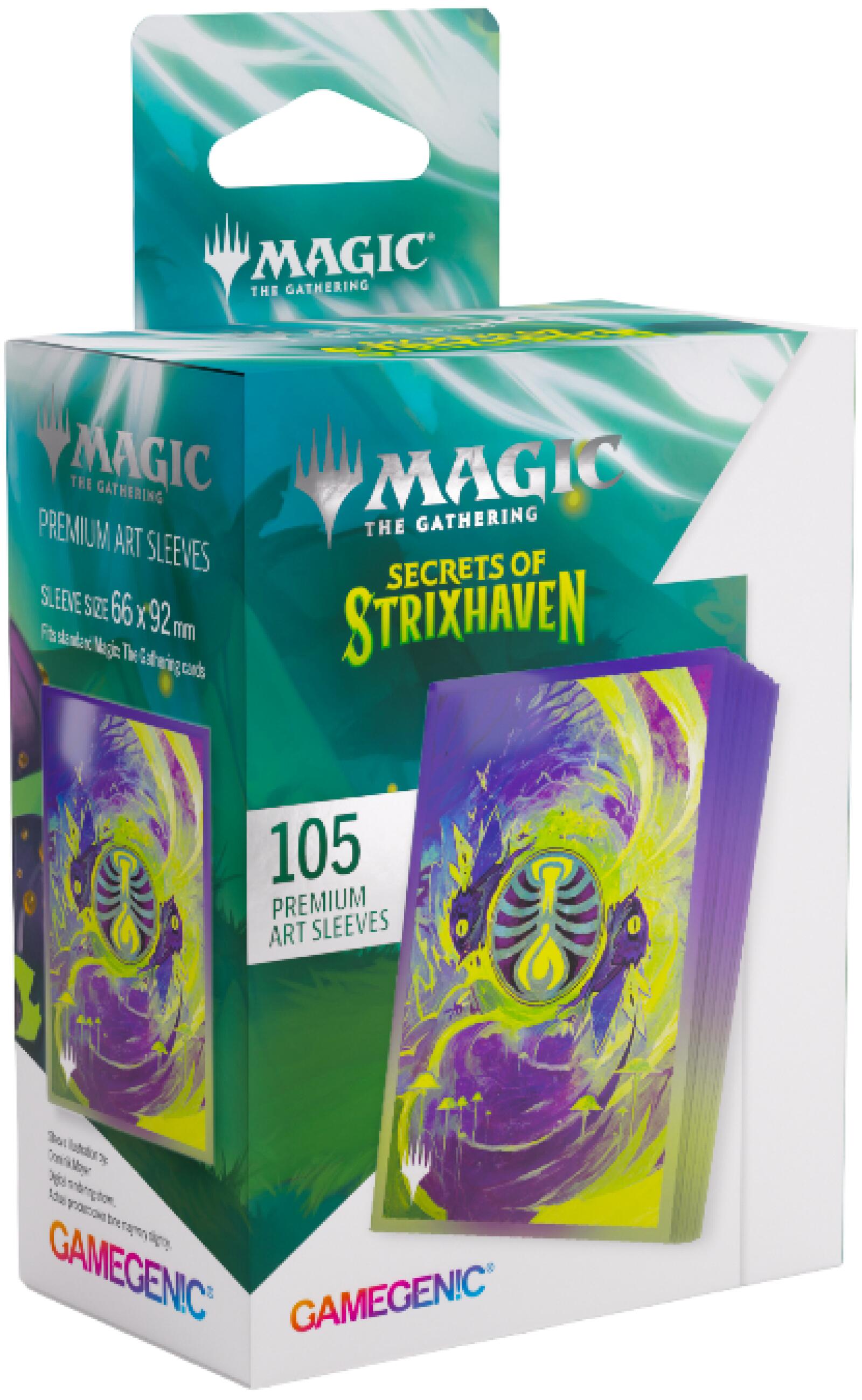euro size card sleeves Gamegenic: Premium Art Sleeves - Magic The Gathering | Secrets of Strixhaven