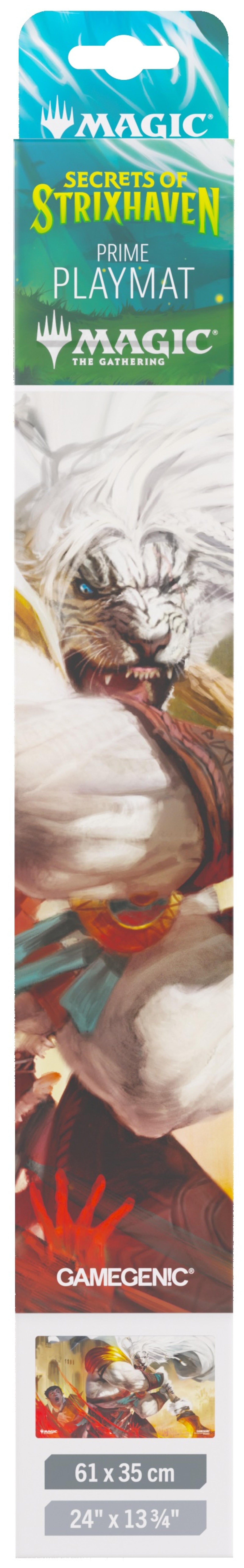 Gamegenic Magic The Gathering Secrets of Strixhaven Prime Playmat - Ajani's Response