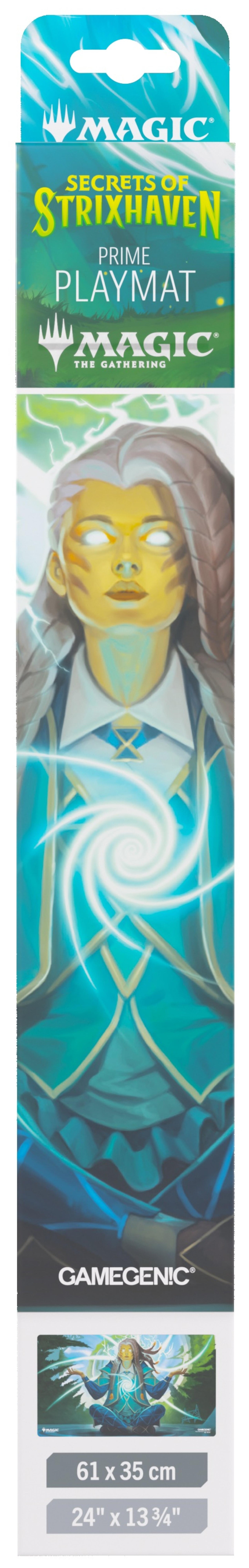 Gamegenic Magic The Gathering Secrets of Strixhaven Prime Playmat - Tam, Observant Sequencer
