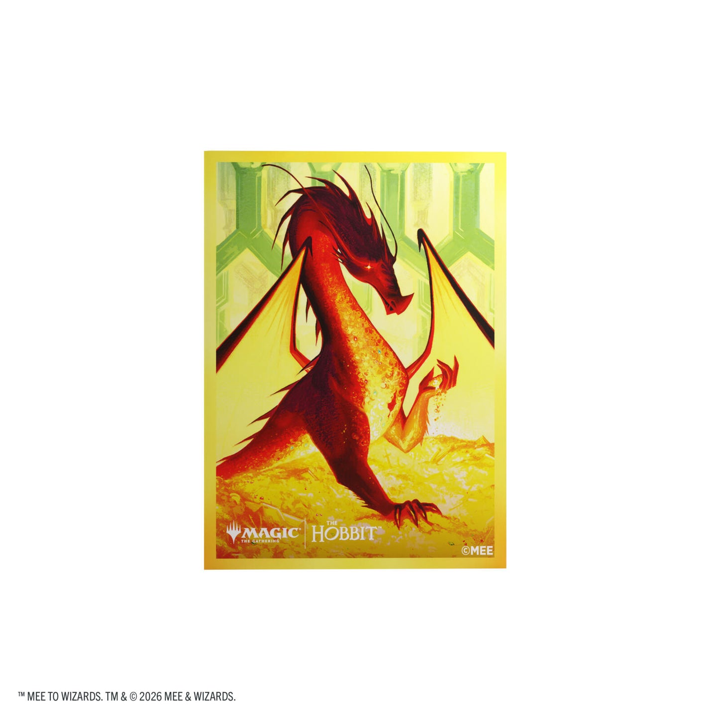 Gamegenic Magic The Gathering The Hobbit Premium Art Sleeves - Smaug the Golden (66 x 92 mm) (105 Sleeves Per Pack)