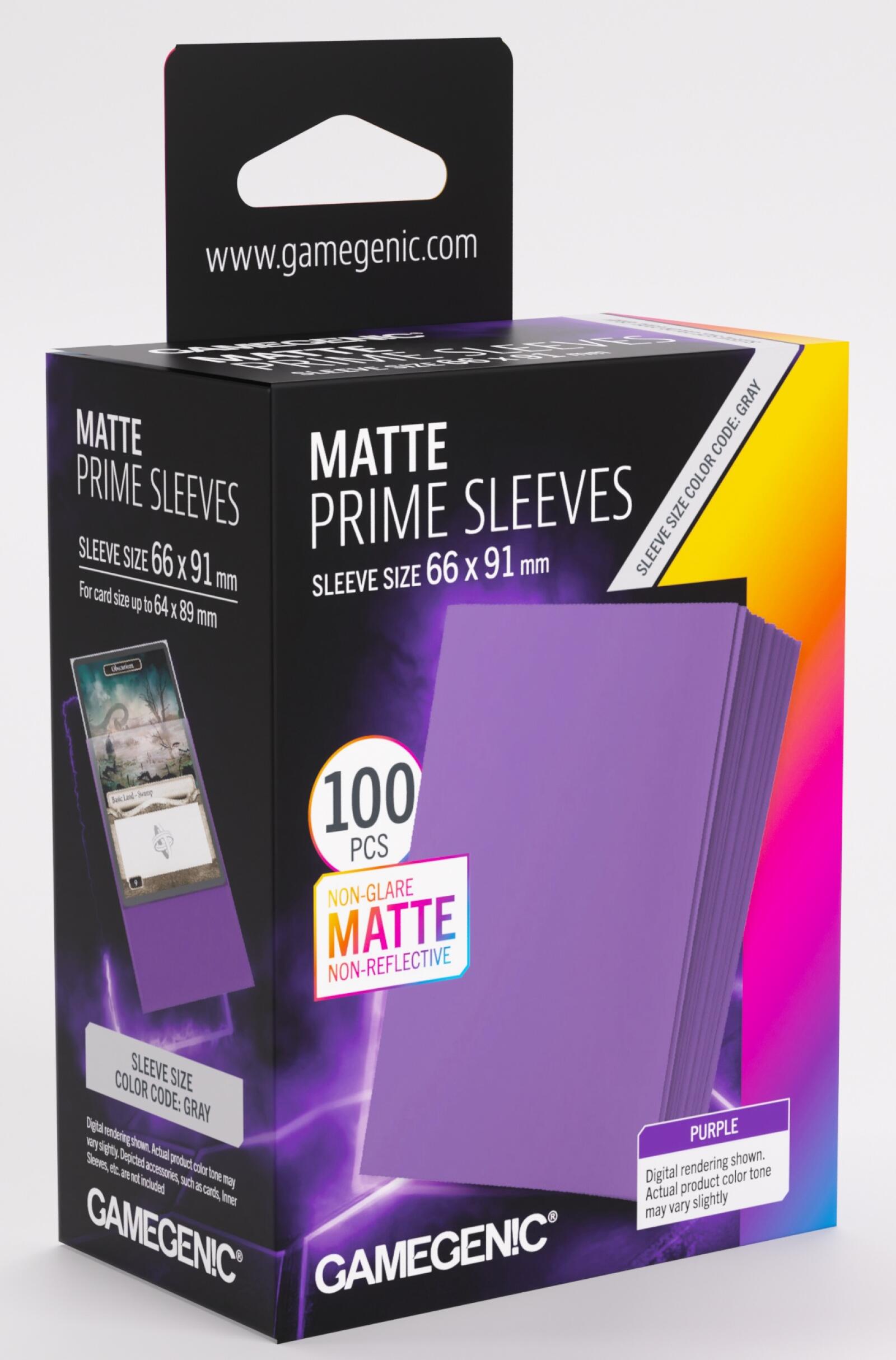 lilac card sleeves Gamegenic Matte Prime 100ct Purple Style:Small Chip Series: [CHI] Gem Series They’re thick Best packs for toon