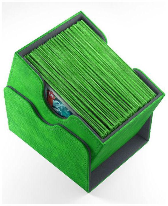 Gamegenic Sidekick Holds 100 Sleeves Convertible Deck Box Green