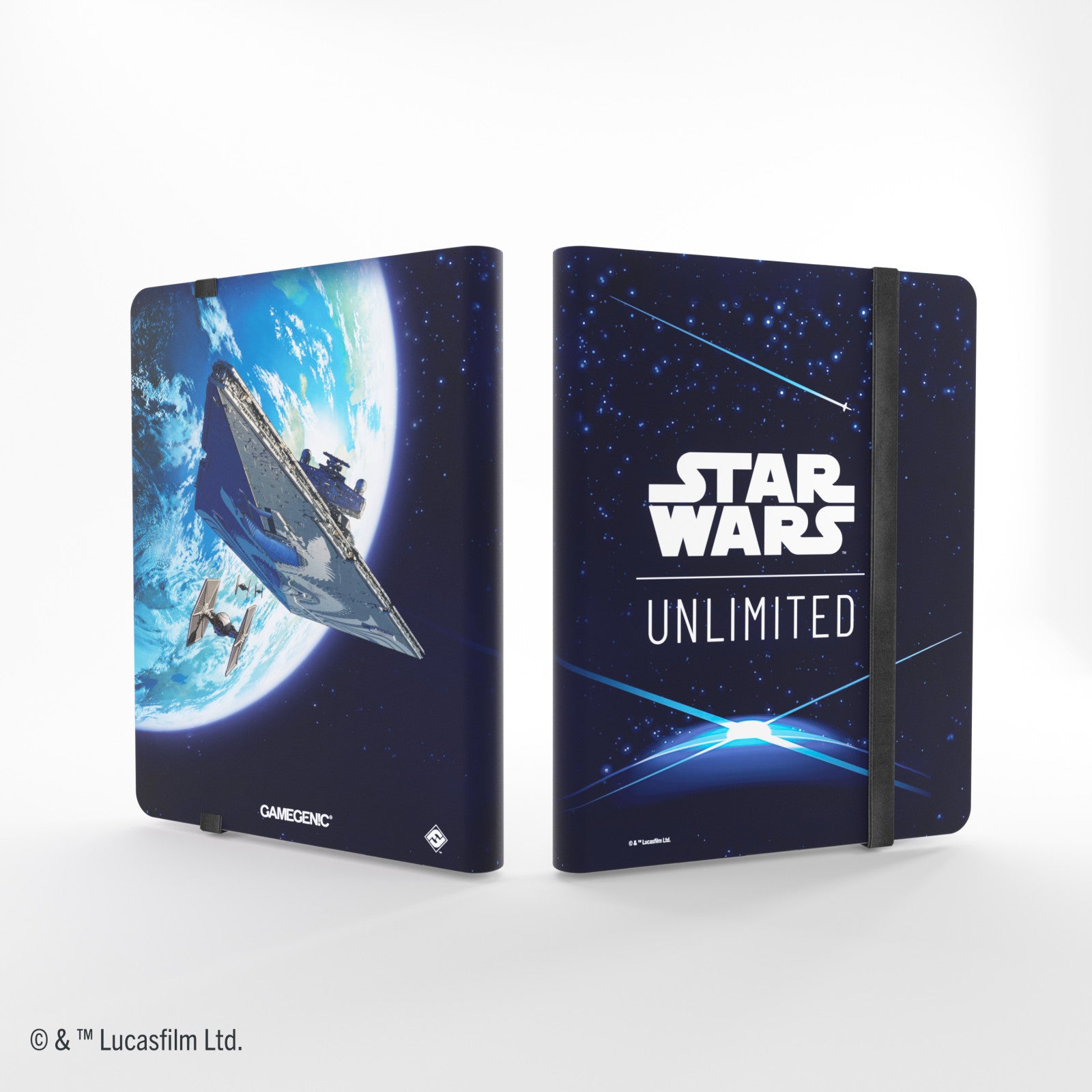 Gamegenic Star Wars Unlimited 18-Pocket Album Card Back Blue