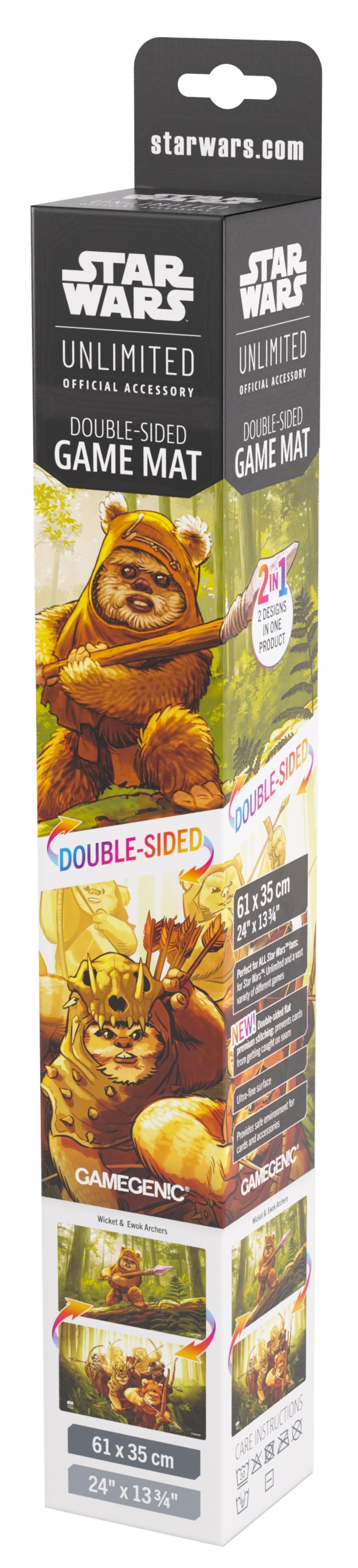 Gamegenic Star Wars Unlimited - Double Sided Game Mat Wicket & Ewok Archers