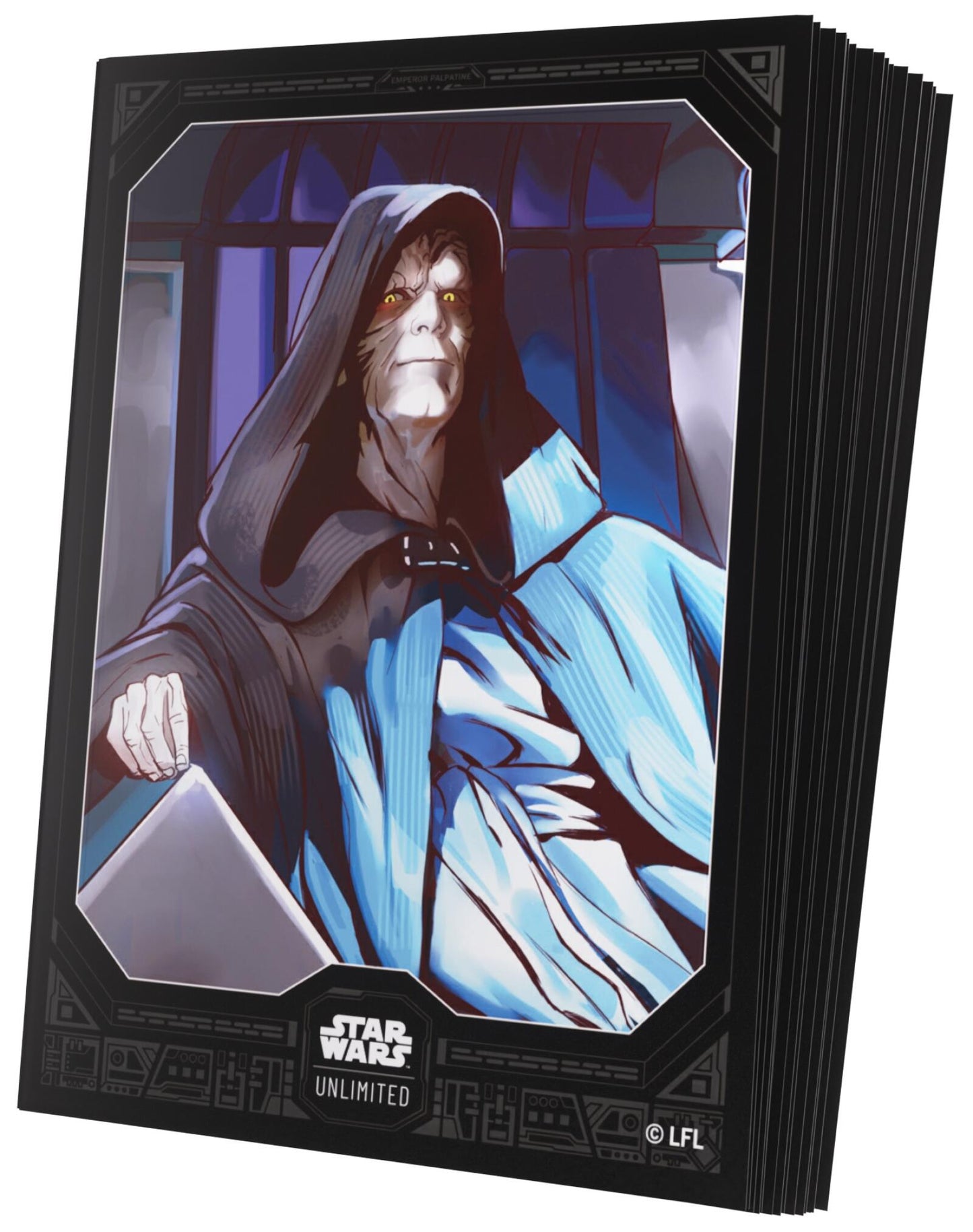 Gamegenic Star Wars Unlimited - Premium Art Sleeves Emperor Palpatine (66mm x 92 mm) (62 Sleeves Per Pack)