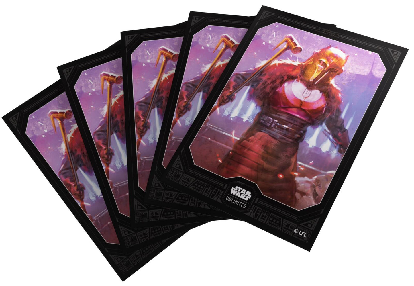 Gamegenic Star Wars Unlimited - Premium Art Sleeves the Armorer (66mm x 92 mm) (62 Sleeves Per Pack)