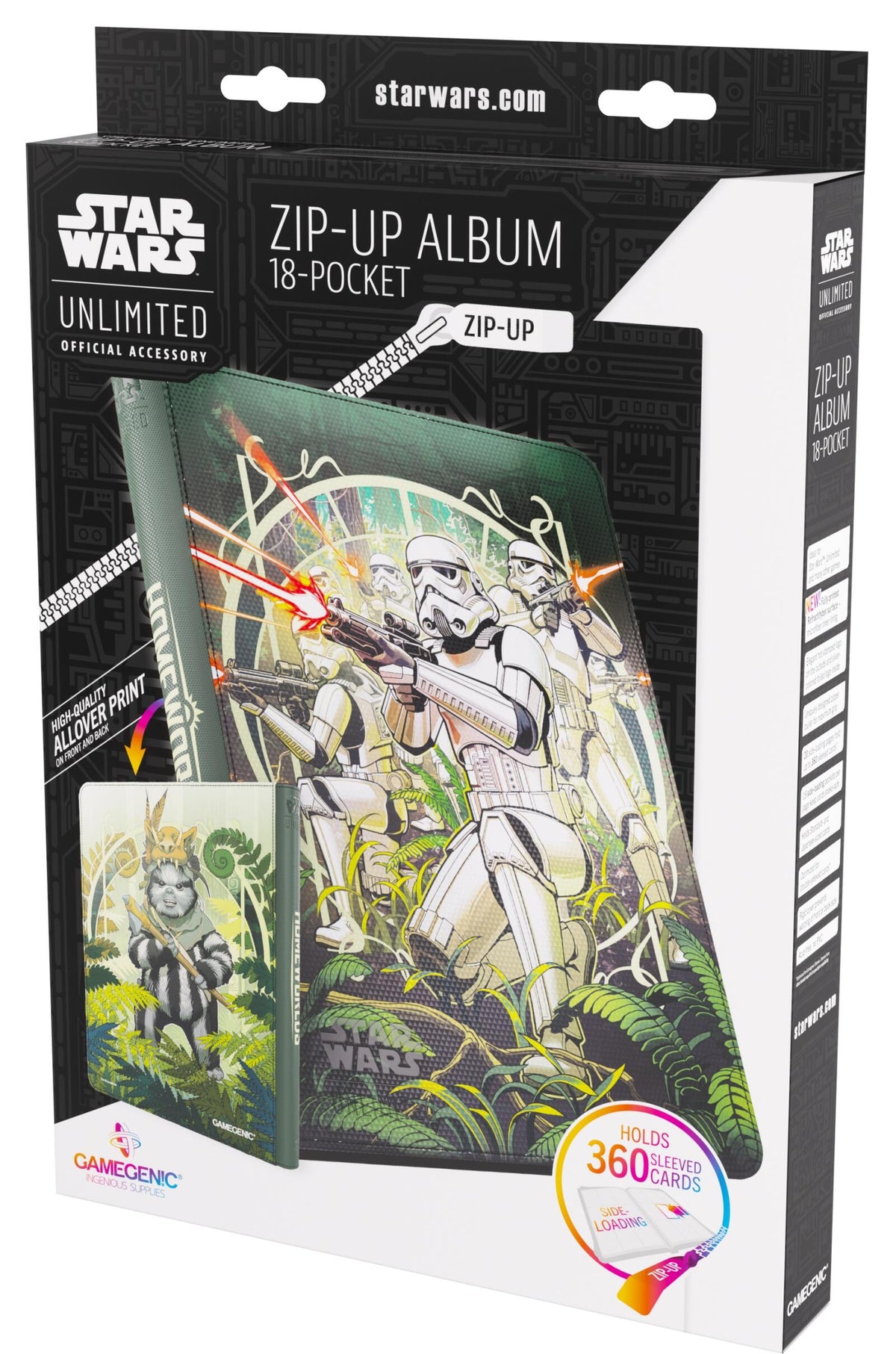Gamegenic Star Wars Unlimited - Zip Up Album 18 Pocket The First Legion & Teebo