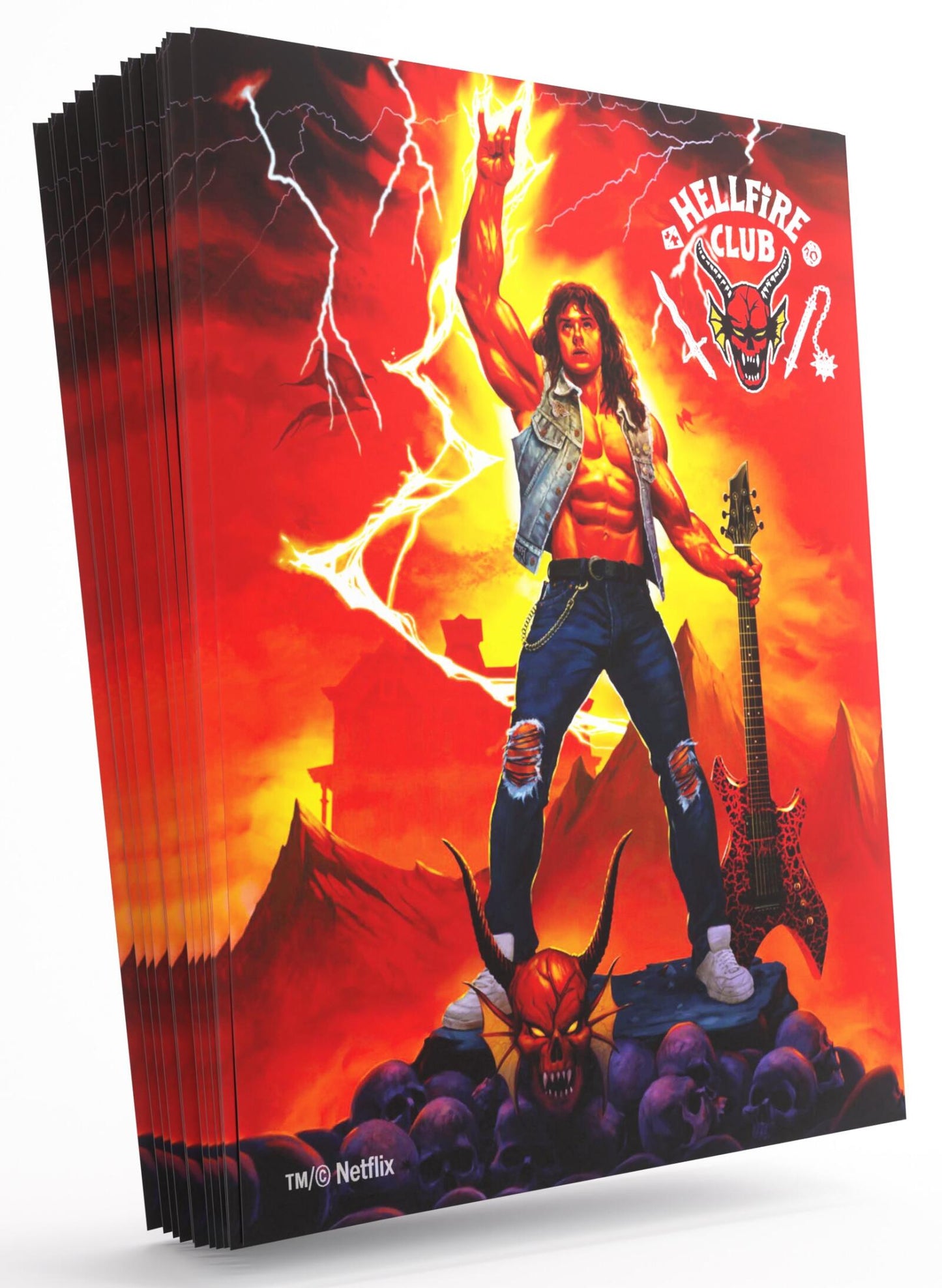 Gamegenic Stranger Things - Hellfire Club Art Sleeves Eddie Munson