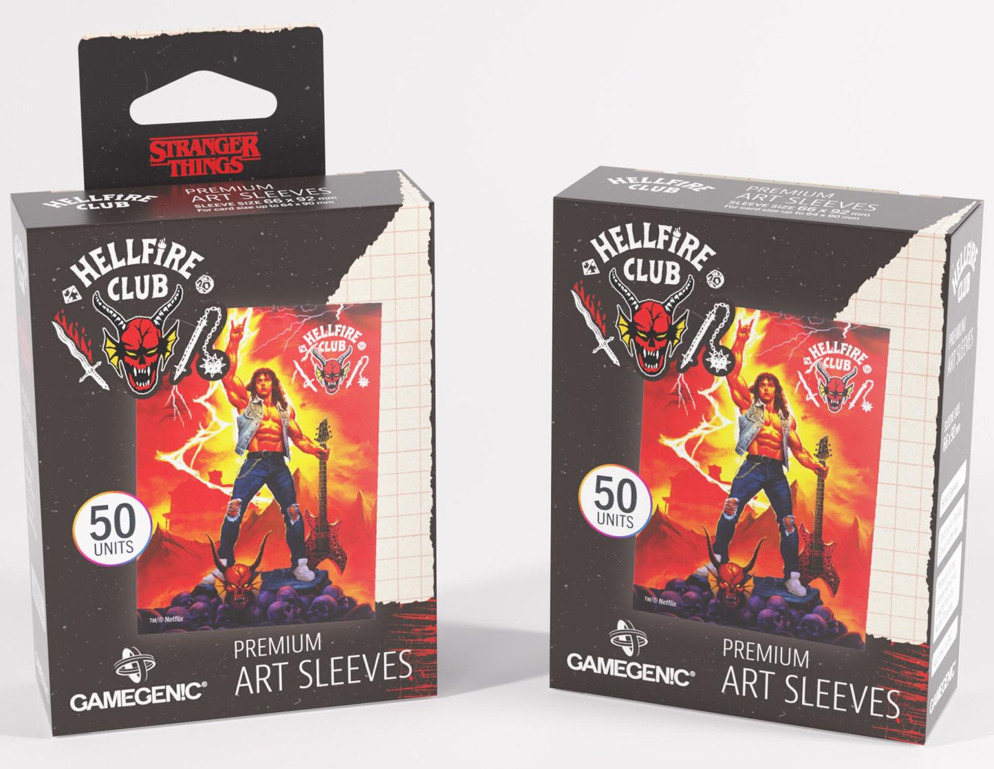 Gamegenic Stranger Things - Hellfire Club Art Sleeves Eddie Munson