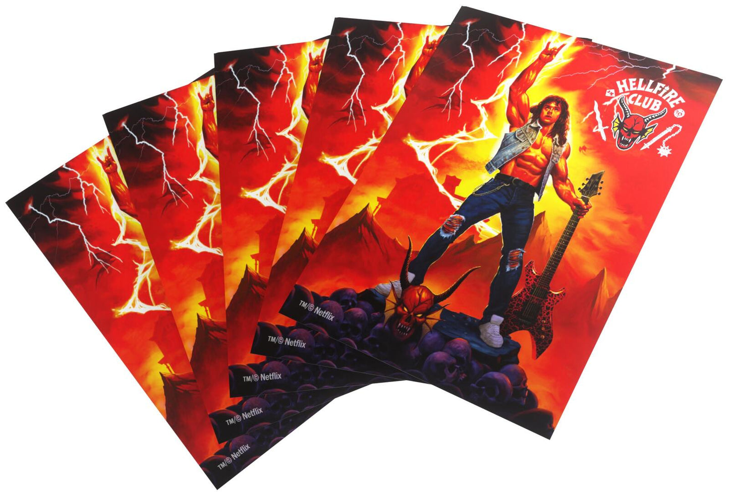 Gamegenic Stranger Things - Hellfire Club Art Sleeves Eddie Munson