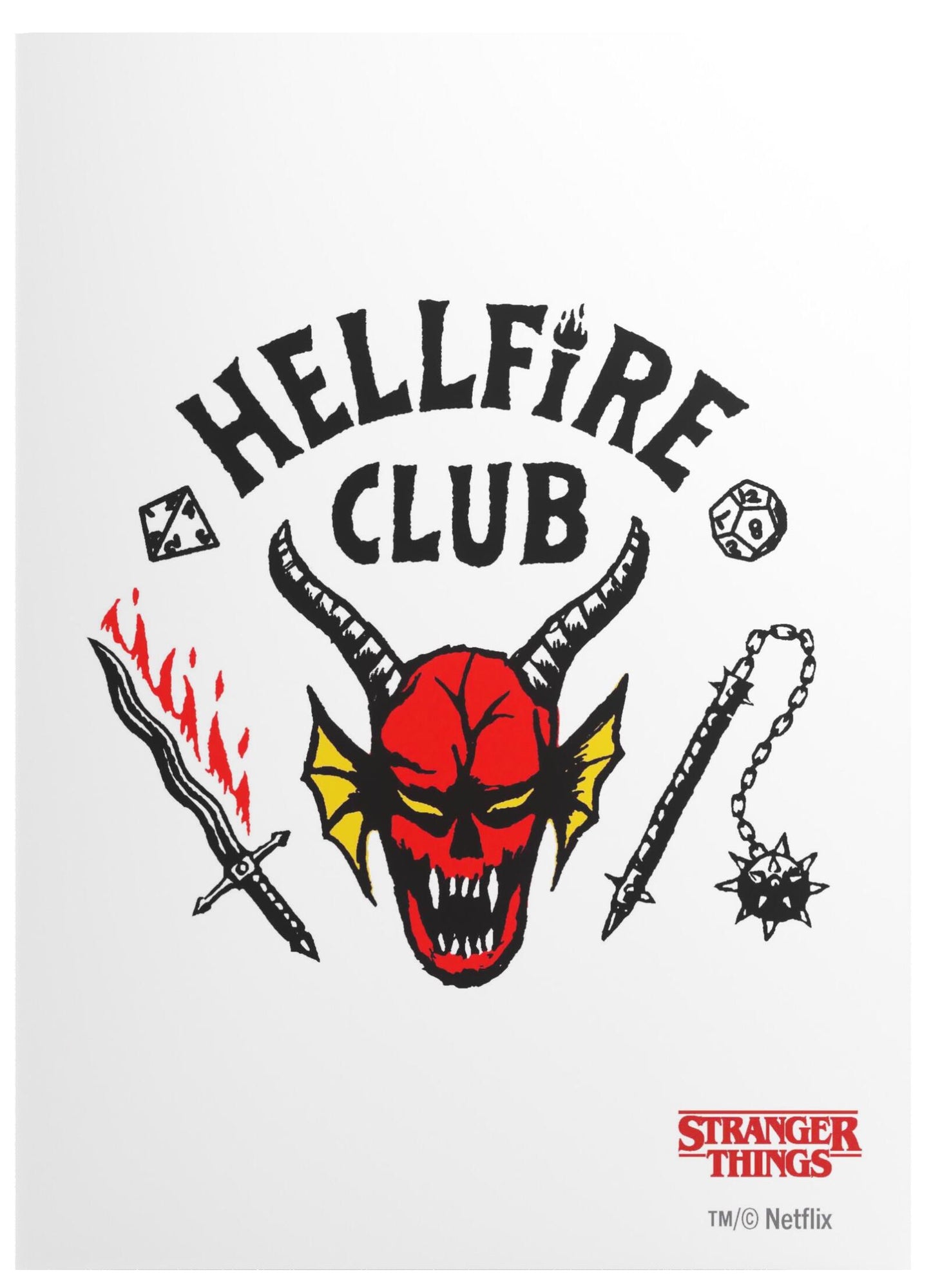 Gamegenic Stranger Things - Hellfire Club Art Sleeves Hellfire Club