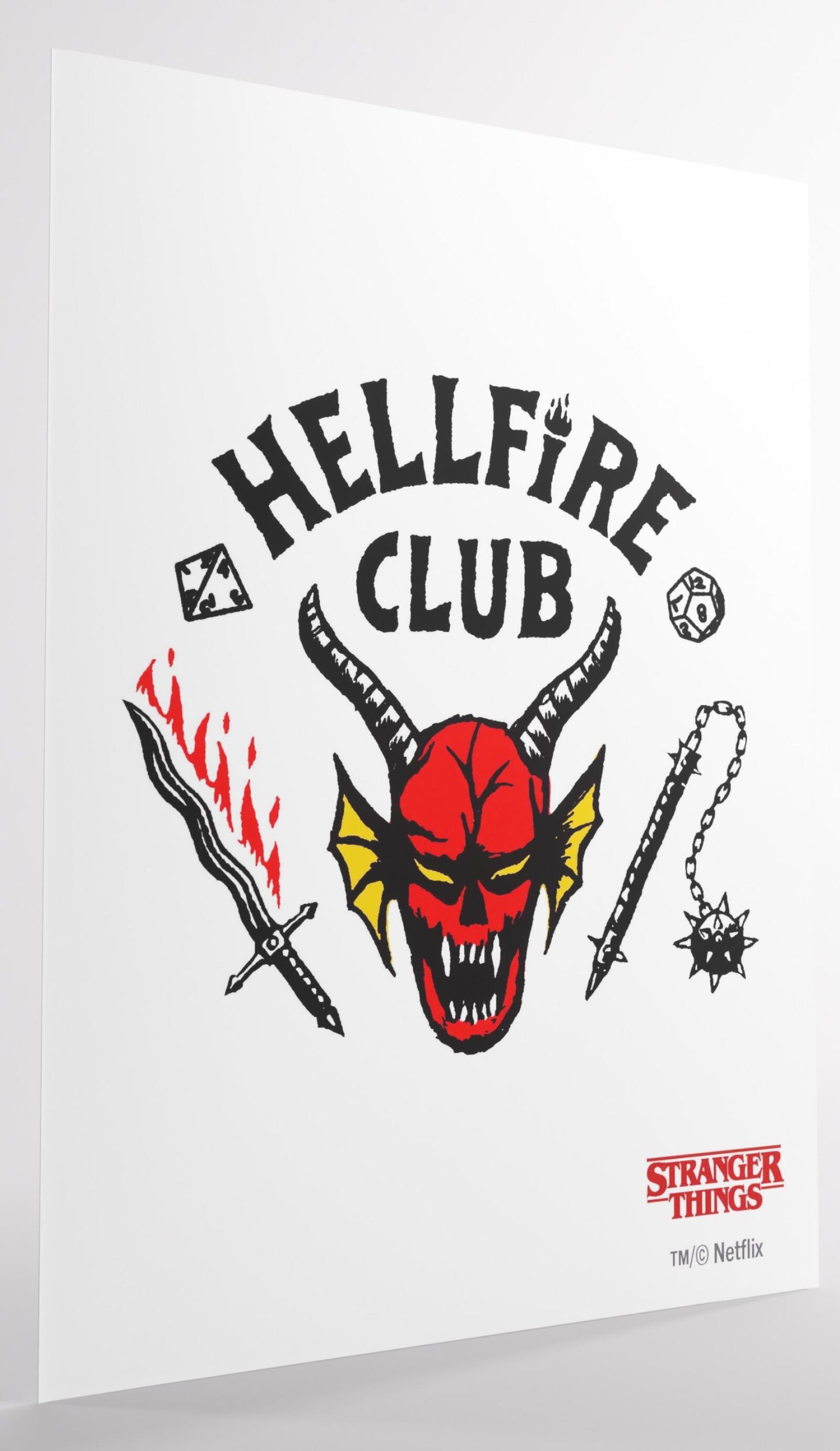 Gamegenic Stranger Things - Hellfire Club Art Sleeves Hellfire Club