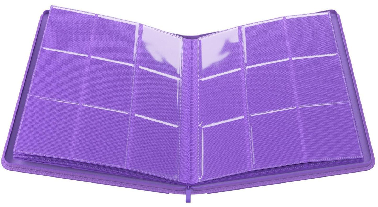 Gamegenic Zip-Up Album 18-Pocket - Purple