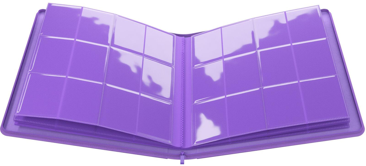 Gamegenic Zip-Up Album 24-Pocket - Purple