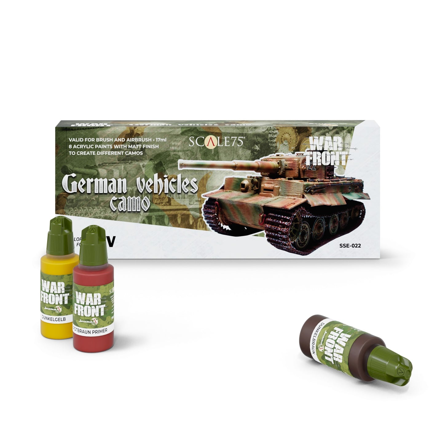 Scale 75 - Warfront - German Vehicles Camo Paint Set