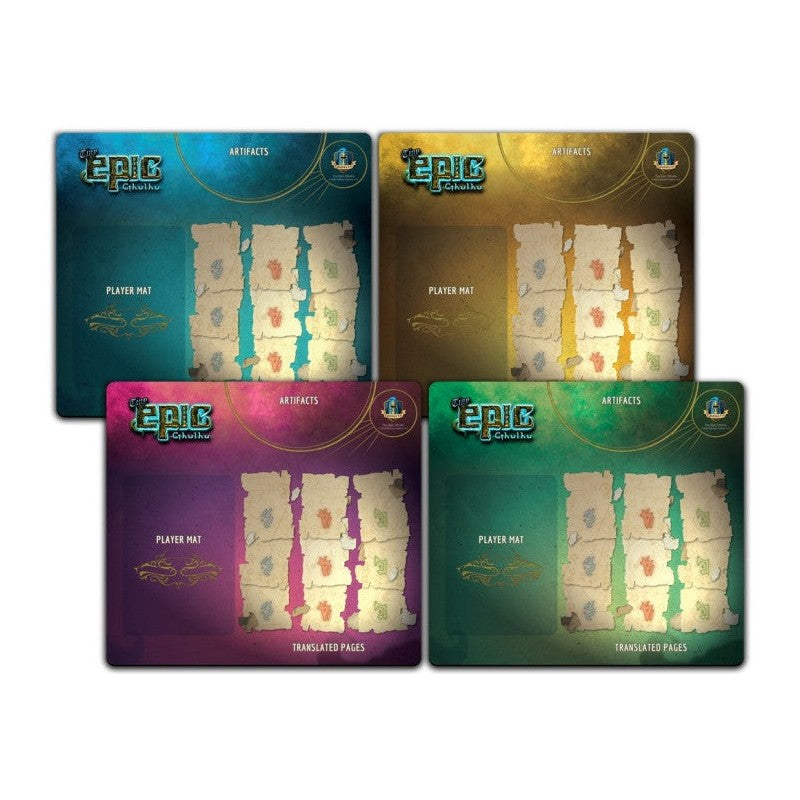 Tiny Epic Cthulhu 4 Pack Player Mats