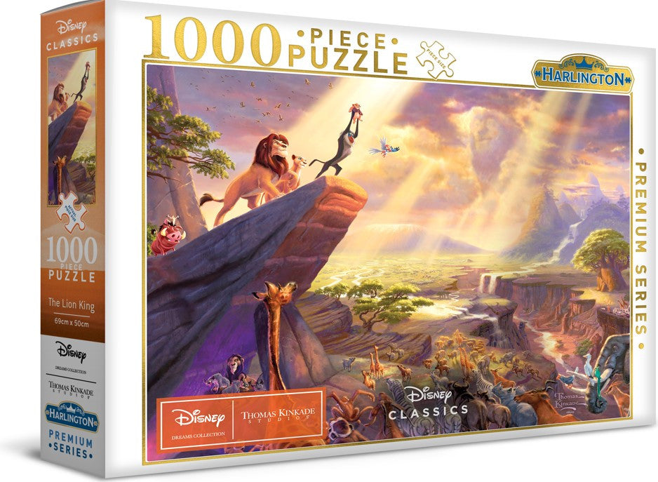 Harlington Thomas Kinkade PQ Disney The Lion King 1000 pieces