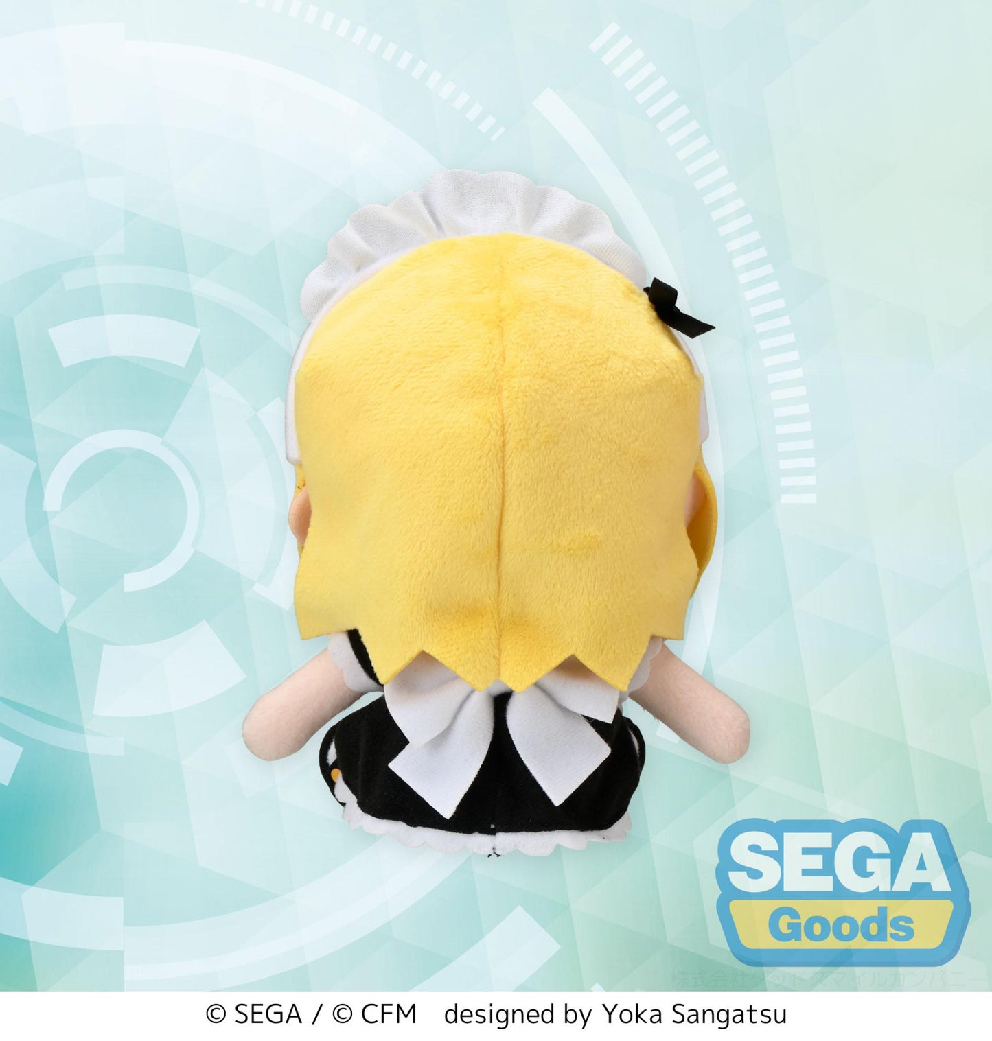 Hatsune Miku Project DIVA Arcade Future Tone Fuwa Petit Mini Plush Kagamine Rin Maid Version (EX)
