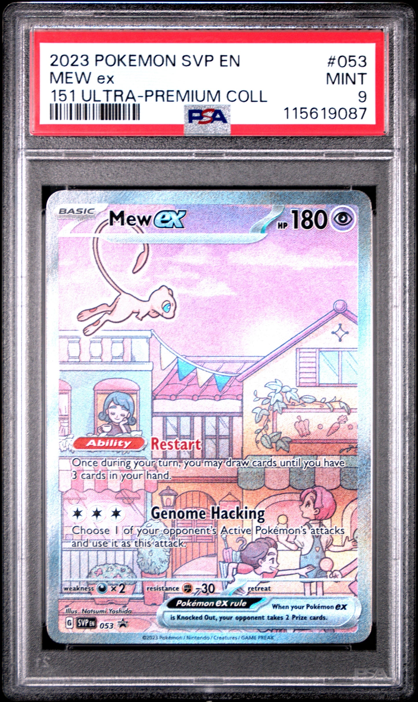 2023 Pokemon Svp En-Sv Black Star Promo 053 Mew Ex 151 Ultra-Premium Coll - PSA 9