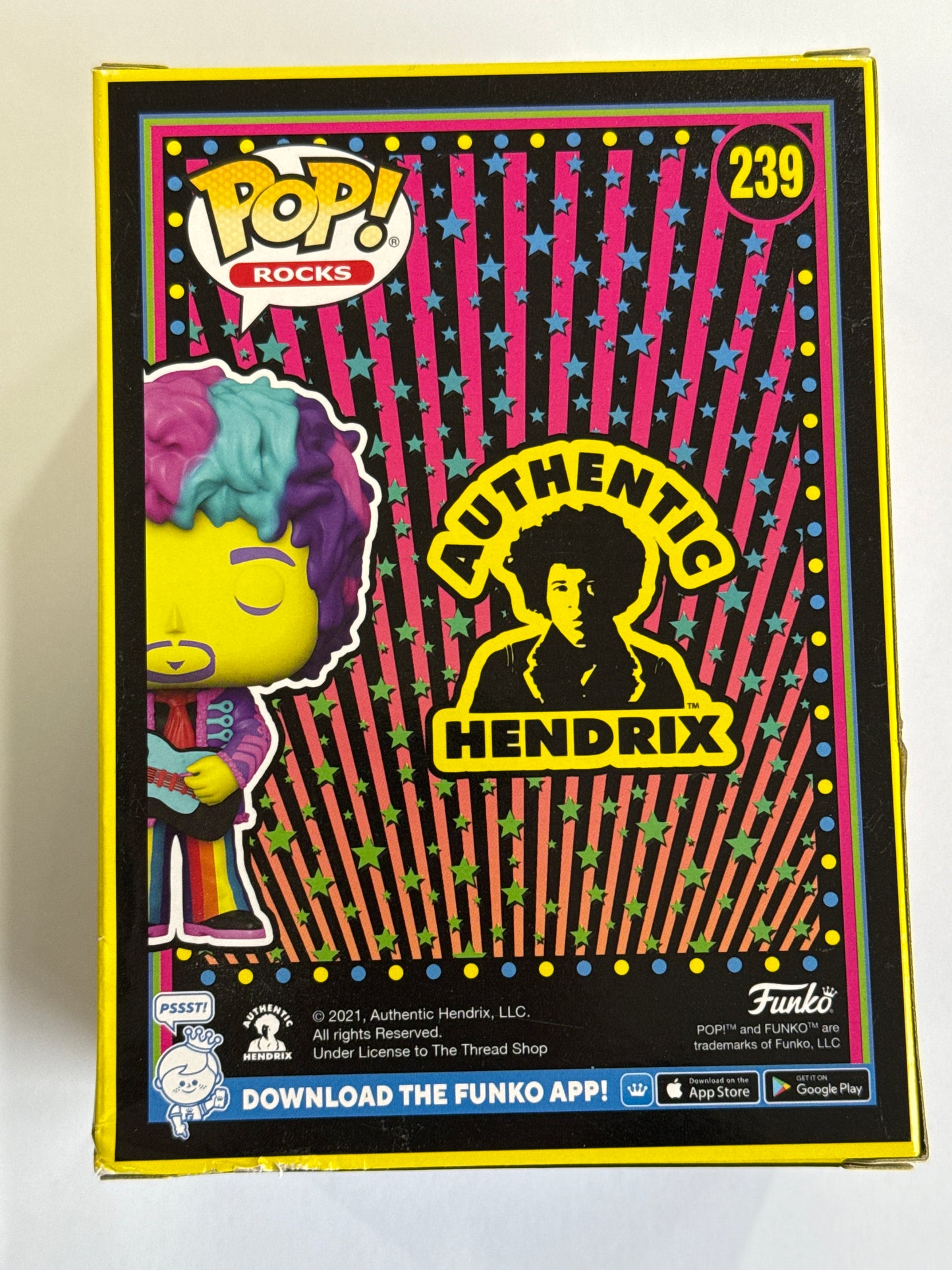 Authentic Hendrix - Jimi Hendrix 2021 Fall Convention Exclusive Pop Vinyl #239