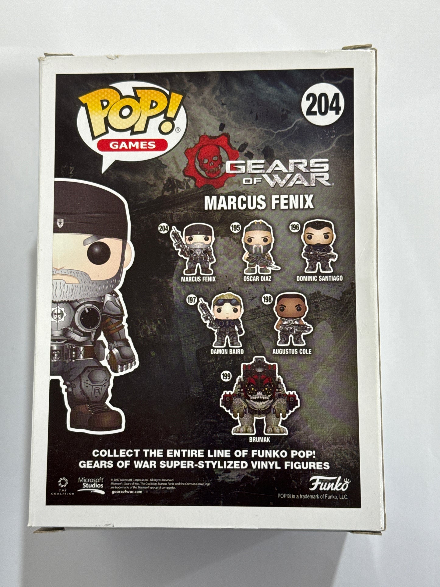 Gears of War - Marcus Fenix (Old Man) Pop! Vinyl #204