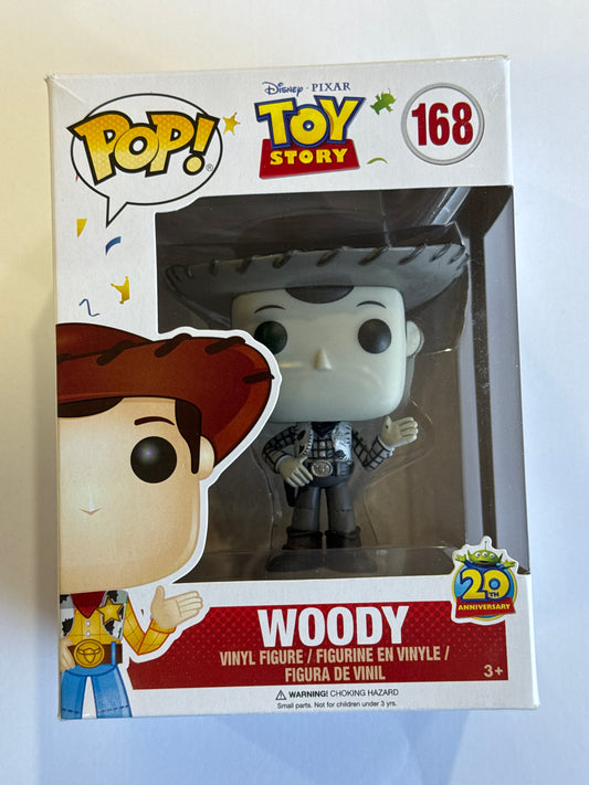 Toy Story - Woody Black and White Pop! Vinyl #168