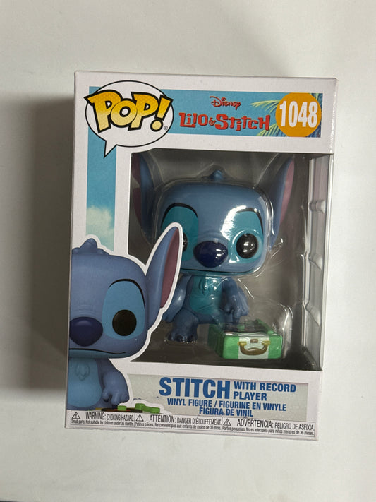 Lilo & Stitch - Stitch with Record Player Pop Vinyl #1048