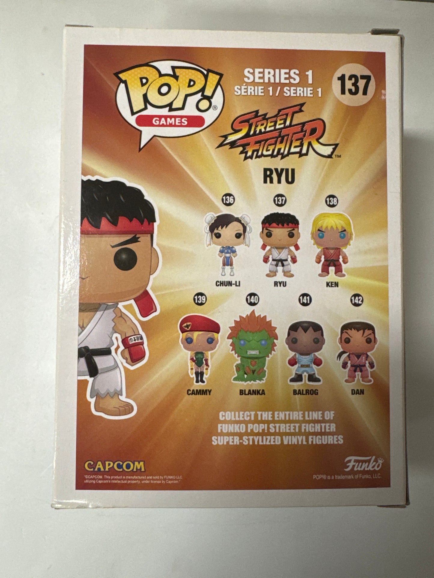 Street Fighter - Ryu Pop! Vinyl #137