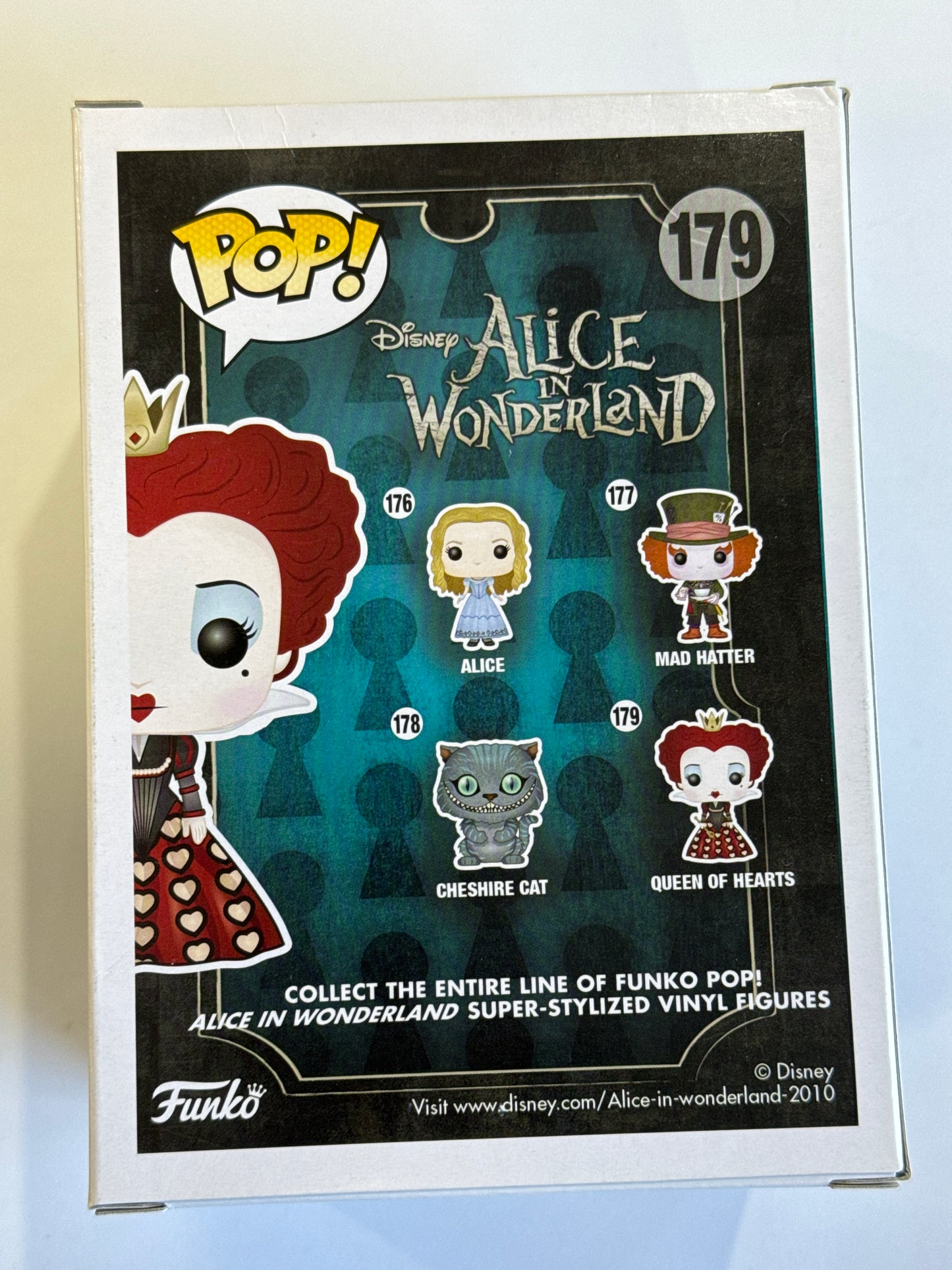 Alice In Wonderland - Queen Of Hearts Pop Vinyl #179