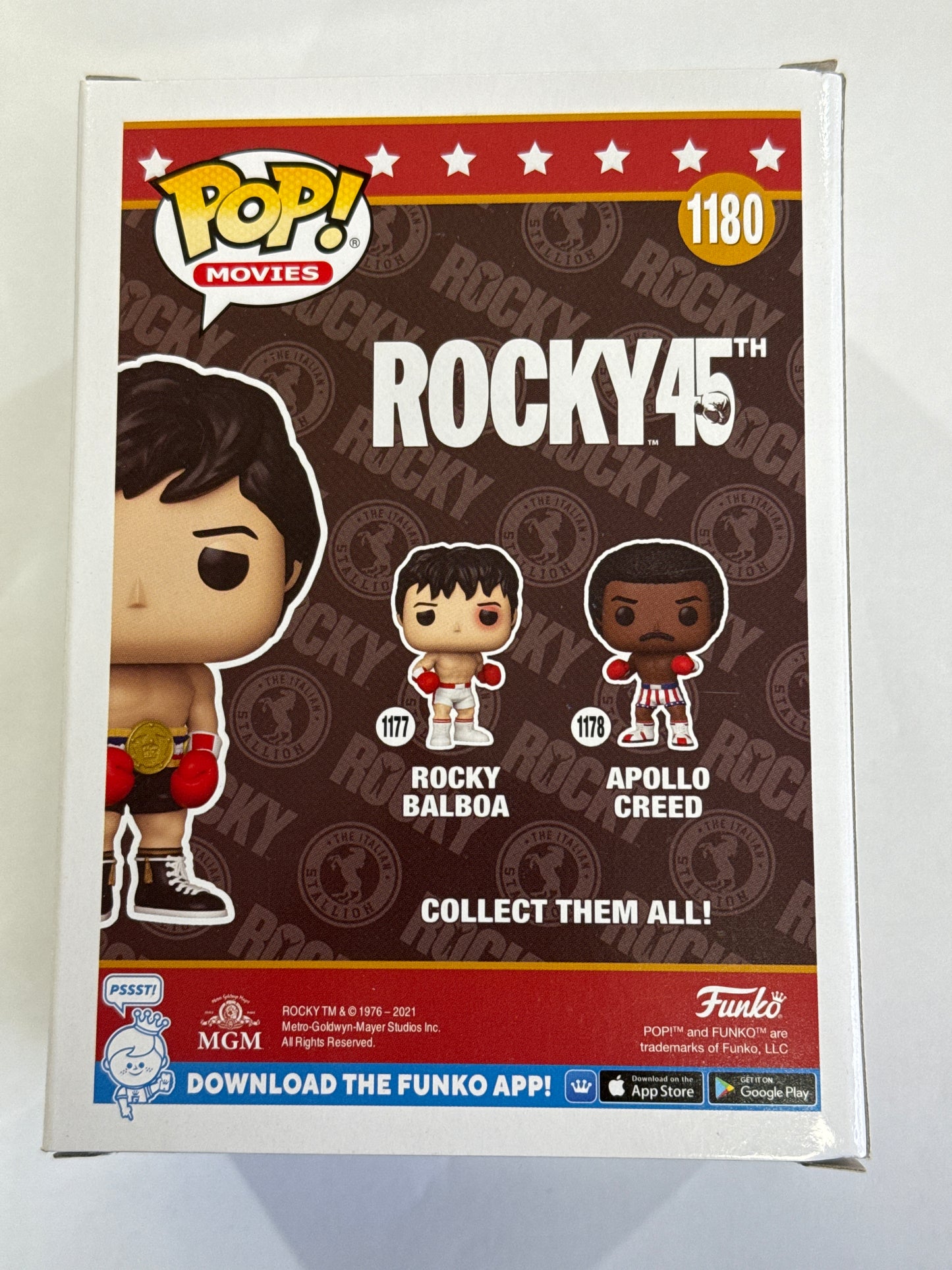 Rocky - Rocky w/Gold Belt 45th Anniversary Pop! Vinyl #1180