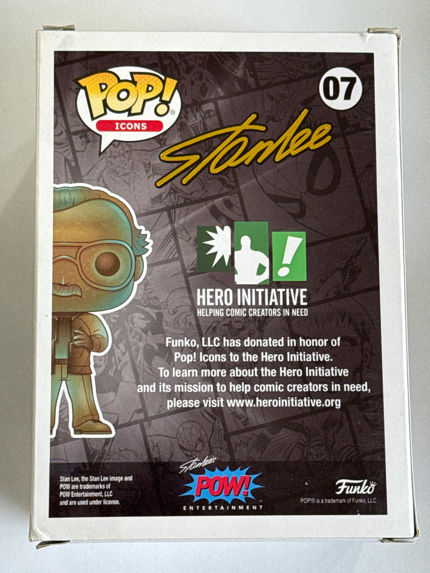 Stan Lee - Stan Lee Patina Pop! Vinyl #07