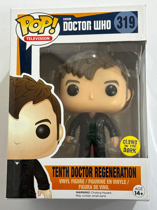 Doctor Who - 10th Doctor Regeneration (Glow) Pop Vinyl #319