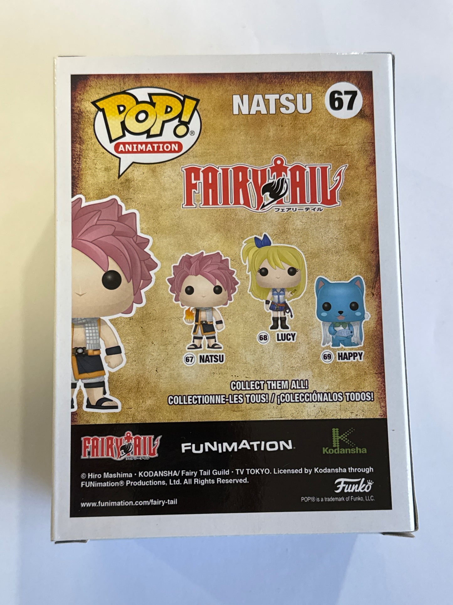 Fairytail - Natsu Chrome Celebrating 25 Years Of Fun Funimation Exclusive Pop Vinyl #67