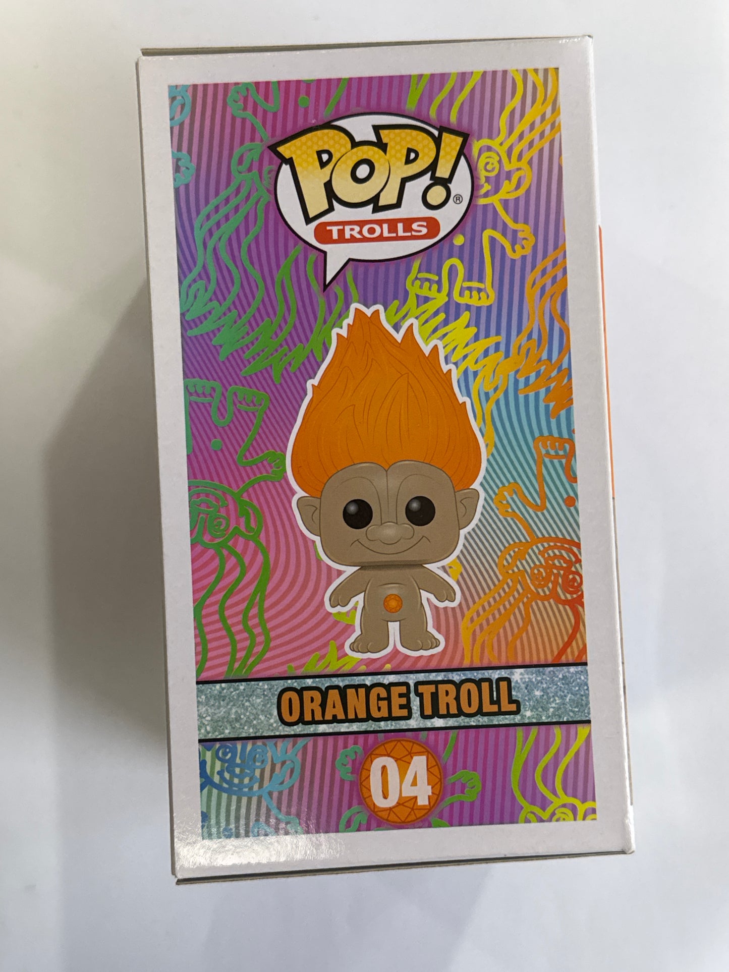 Trolls - Orange Troll with Hair Pop! Vinyl #04