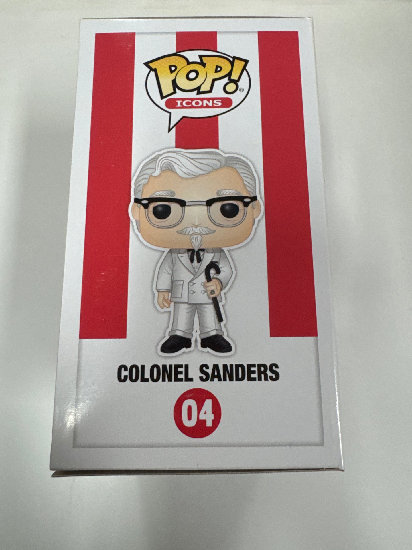 KFC -Colonel Sanders (Cane) Funko Stickered Exclusive Pop! Vinyl #04
