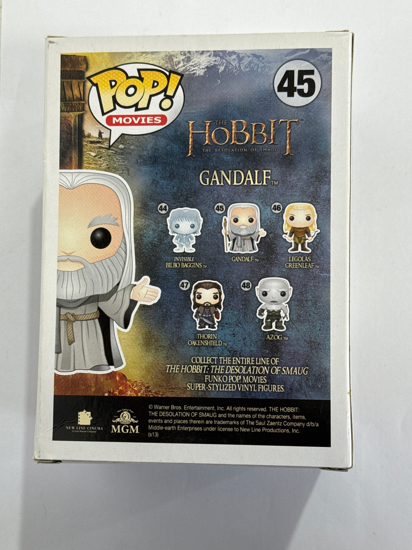 The Hobbit - Gandalf (Hatless) Pop Vinyl #45