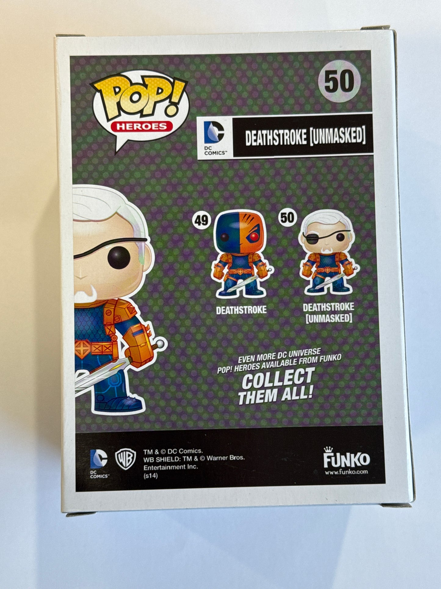 DC Comics - Deathstroke (Unmasked) Pop! Vinyl #50